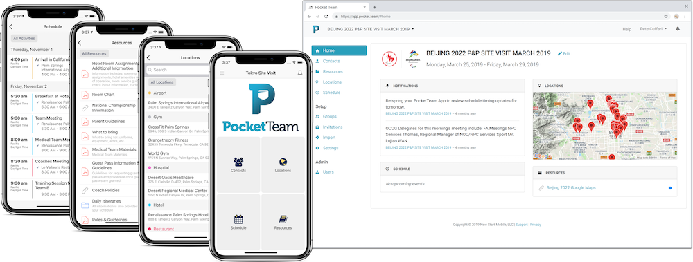 Pocket Team is a single-source solution foor all of your event management needs.